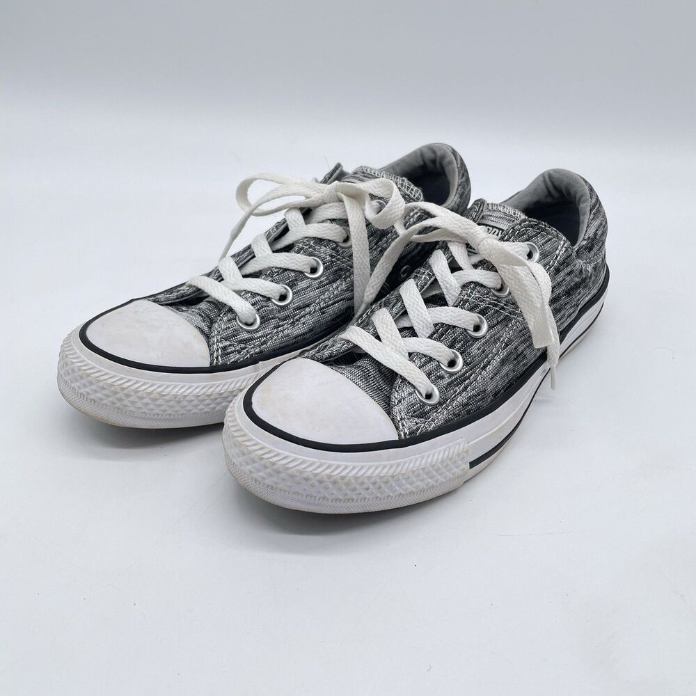 Converse Chuck Taylor All Star Madison Women’s 6 Gray Knit Low Top 558557F